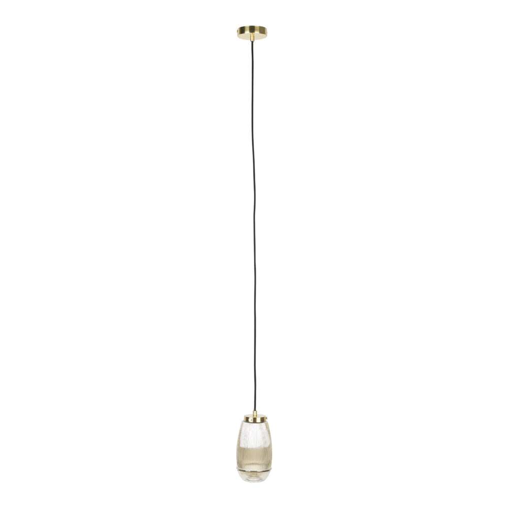 Product photograph of Olivia S Nordic Living Collection - Reiner Tube Pendant Lamp In Gold Outlet from Olivia's