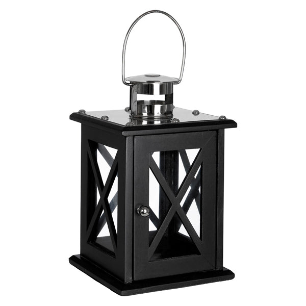 Product photograph of Olivia S Lantern Hudson Black Outlet Large from Olivia's