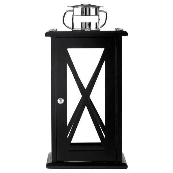 Product photograph of Olivia S Lantern Hudson Black Outlet Large from Olivia's.