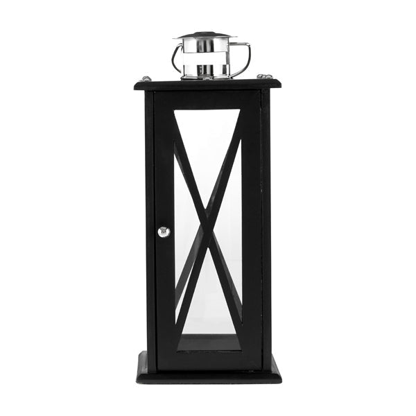 Product photograph of Olivia S Lantern Hudson Black Outlet Large from Olivia's.