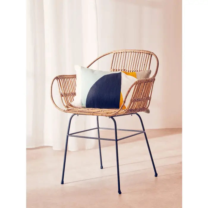 Product photograph of Soft Industrial Collection Bosie Zella Rectangular Cushion - Multicolour from Olivia's.