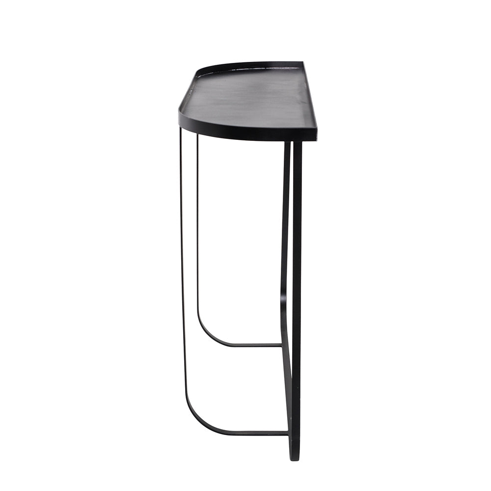 Product photograph of Bloomingville Harper Console Table In Black Outlet from Olivia's.