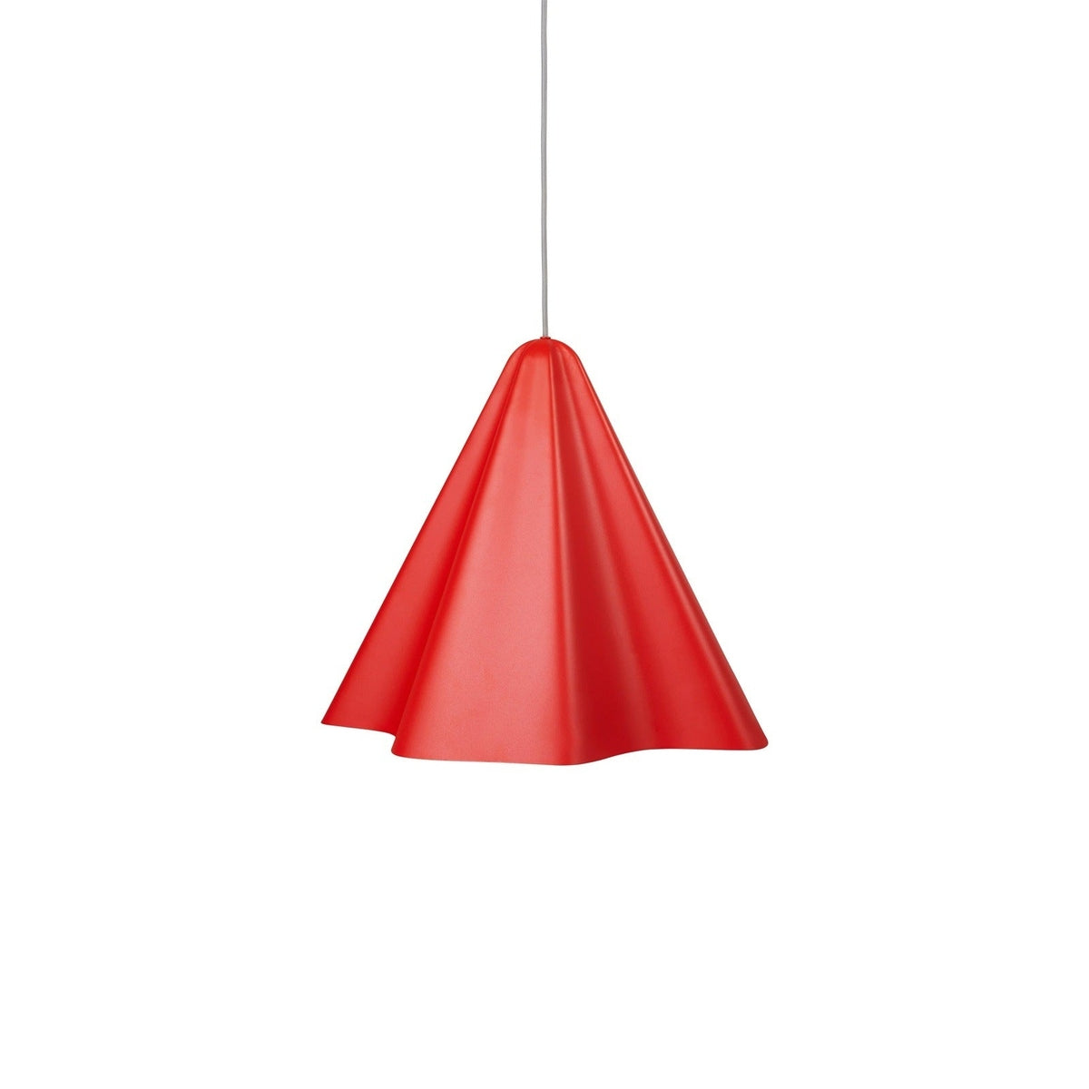 Product photograph of Broste Copenhagen Skirt Pendant Lamp In Pumpkin Orange Small from Olivia's.