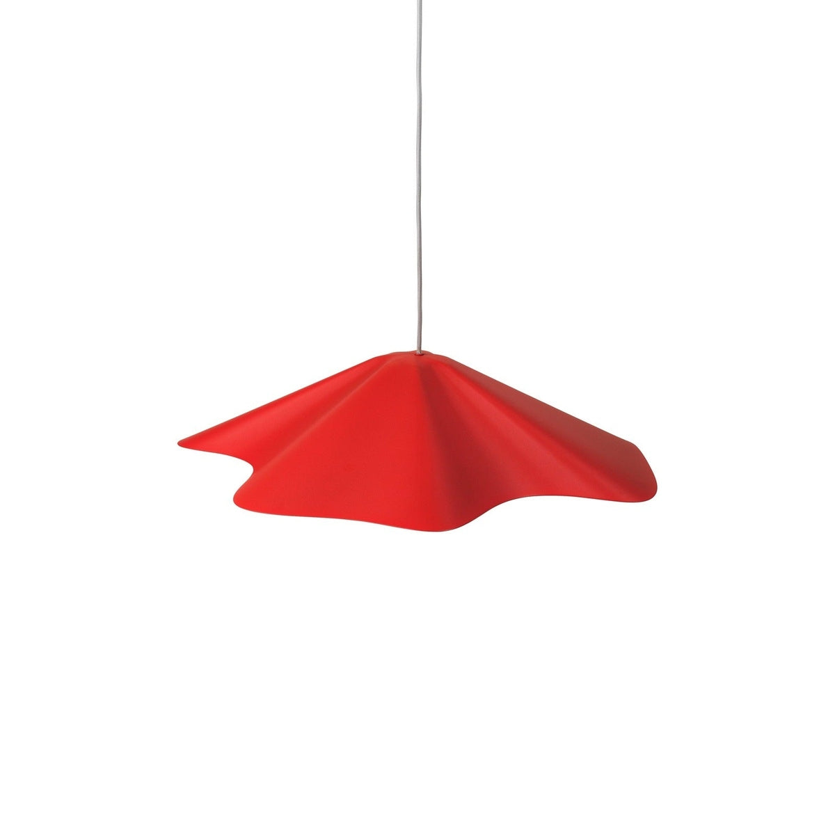 Product photograph of Broste Copenhagen Skirt Pendant Lamp In Pumpkin Orange Small from Olivia's.