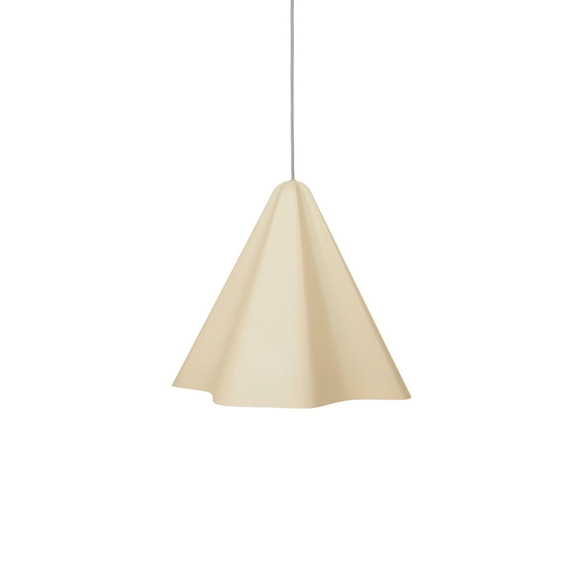 Product photograph of Broste Copenhagen Skirt Pendant Lamp In Light Sand Small from Olivia's