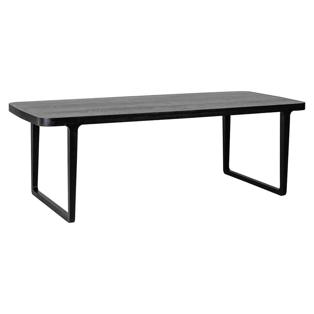 Product photograph of Richmond Interiors Monfort Dining Table In Black - 235cm from Olivia's