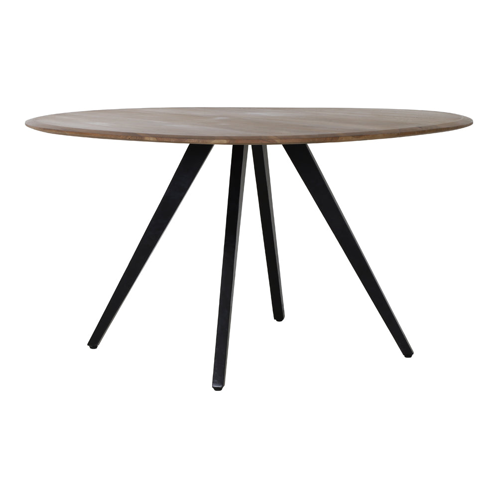 Product photograph of Light Living Mimoso Dining Table In Black Outlet from Olivia's