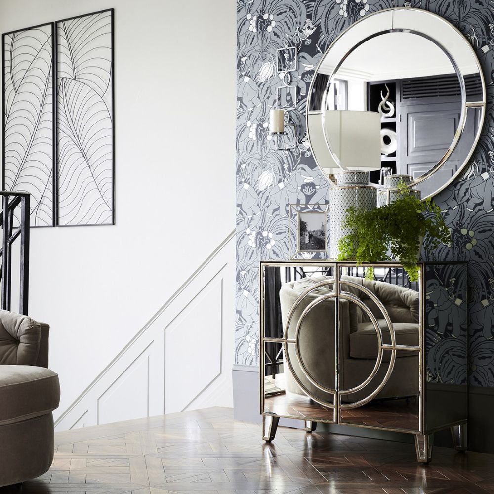 Product photograph of Claridge Circle Link 2 Door Cabinet from Olivia's.