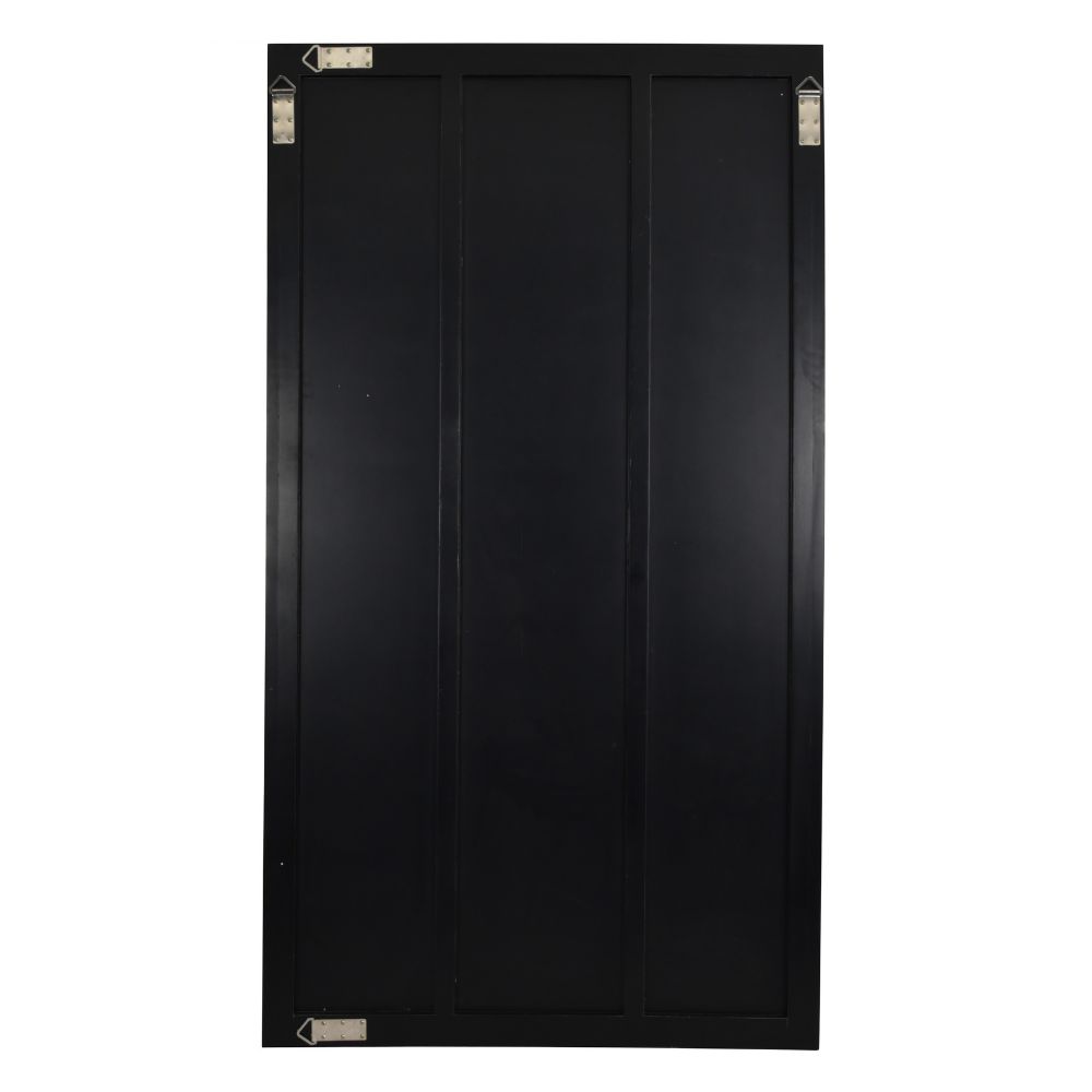 Product photograph of Libra Interiors Blakely Floor Standing Cheval Mirror Black from Olivia's.