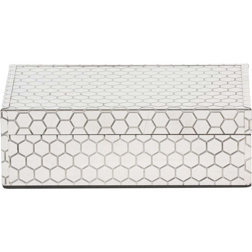Product photograph of Libra Interiors Honeycomb Steel Design Box Small from Olivia's