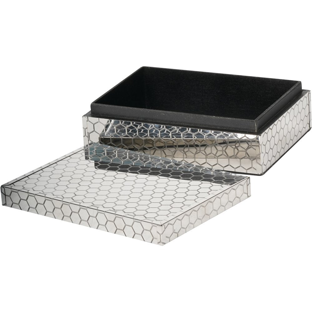 Product photograph of Libra Interiors Honeycomb Steel Design Box Small from Olivia's.