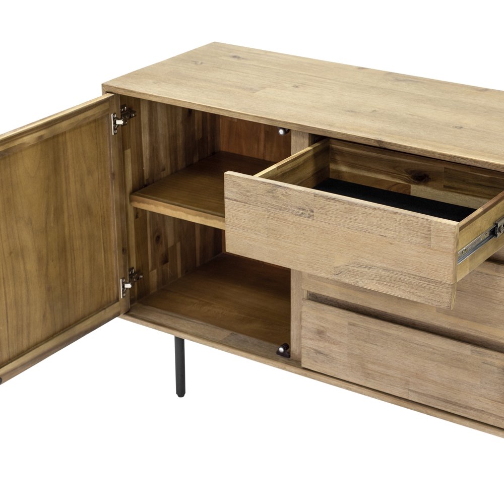 Product photograph of Libra Interiors Maddox 2 Door 3 Drawer Sideboard from Olivia's.