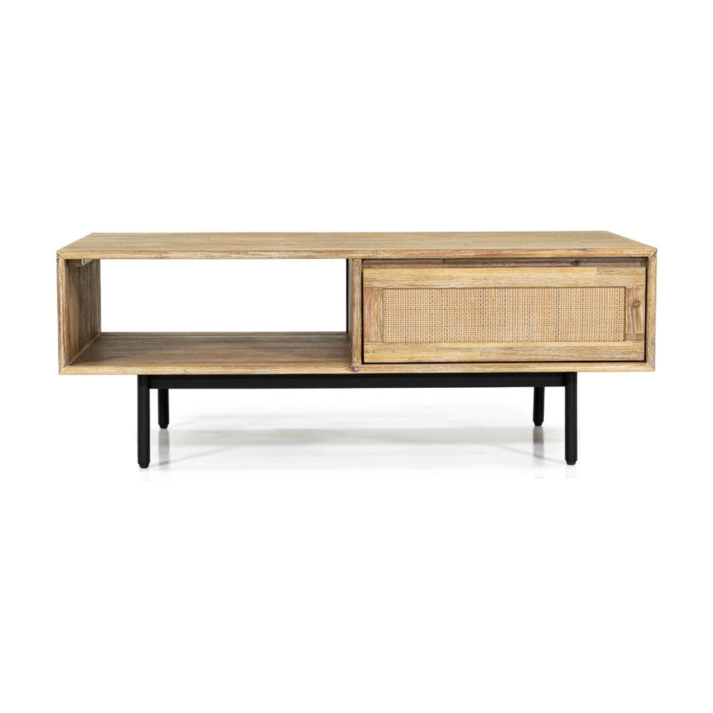 Product photograph of Libra Interiors Maddox Coffee Table With Drawer from Olivia's.