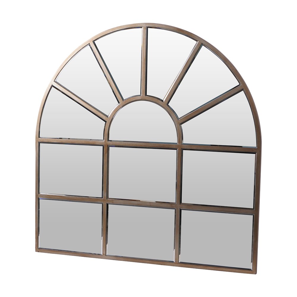 Product photograph of Libra Interiors Gold Blakely Arch Mirror from Olivia's.