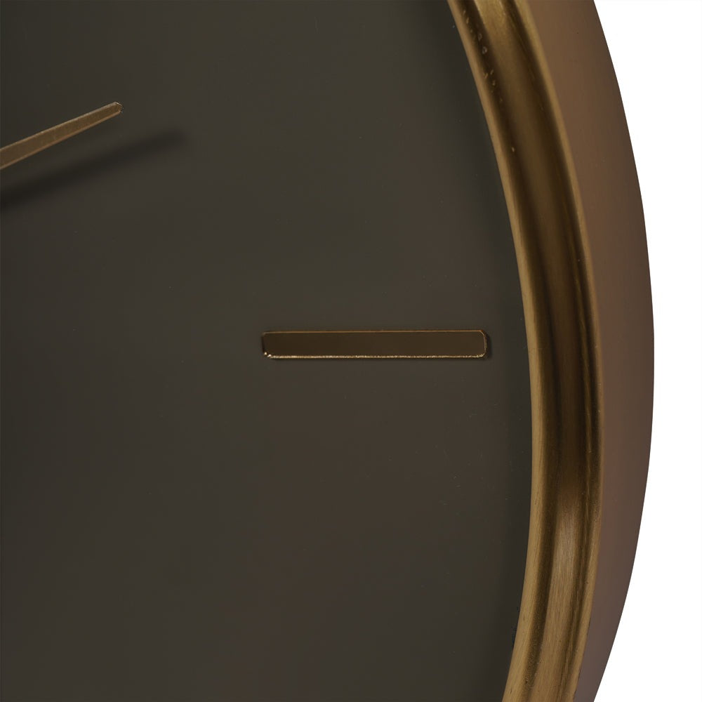 Product photograph of Libra Interiors Dial Wall Clock Dark Green from Olivia's.