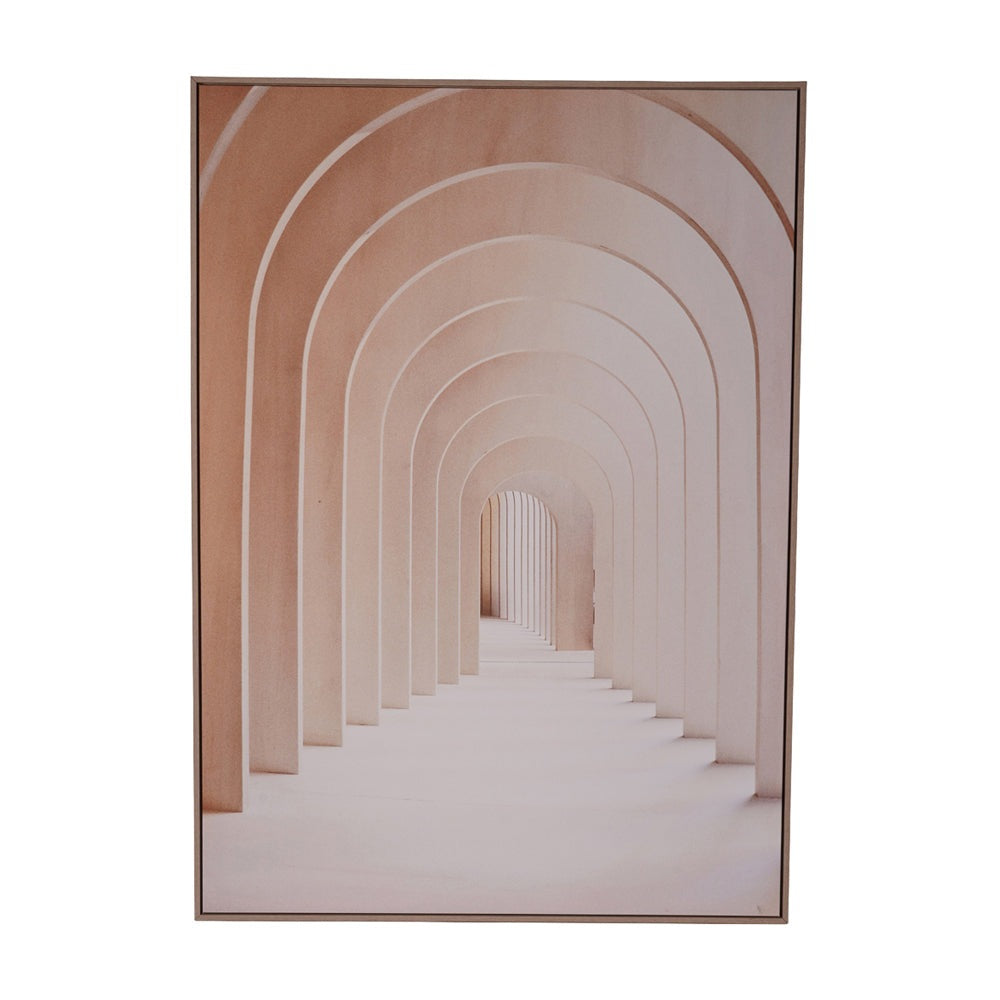 Product photograph of Libra Interiors Distant Arches Framed Canvas from Olivia's