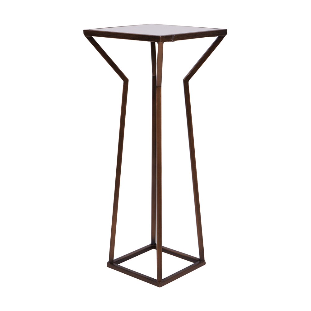 Product photograph of Libra Interiors Hylas Antique Copper Ceramic Side Table from Olivia's.