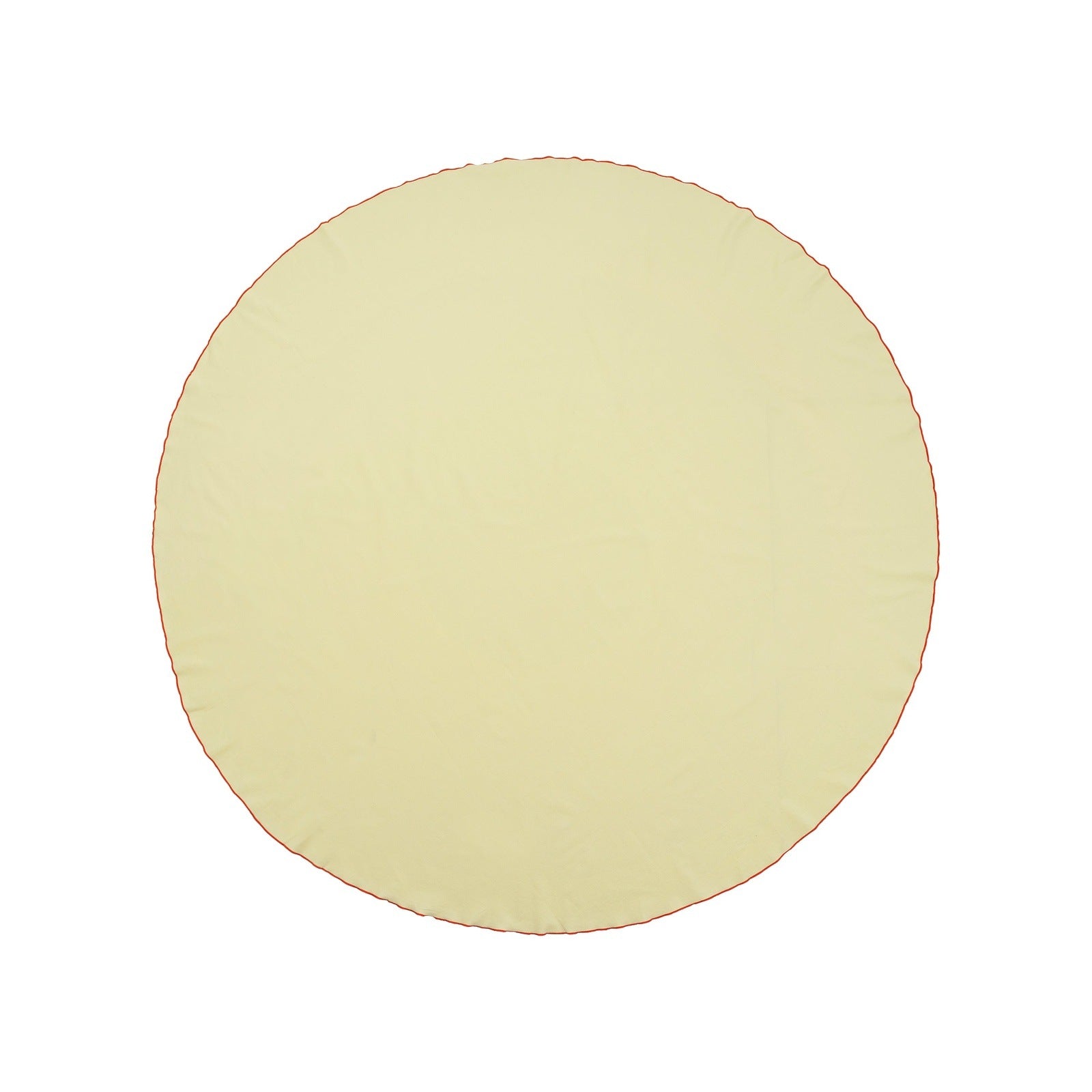 Product photograph of Broste Copenhagen Wilhelmina Tablecloth In Light Yellow from Olivia's.