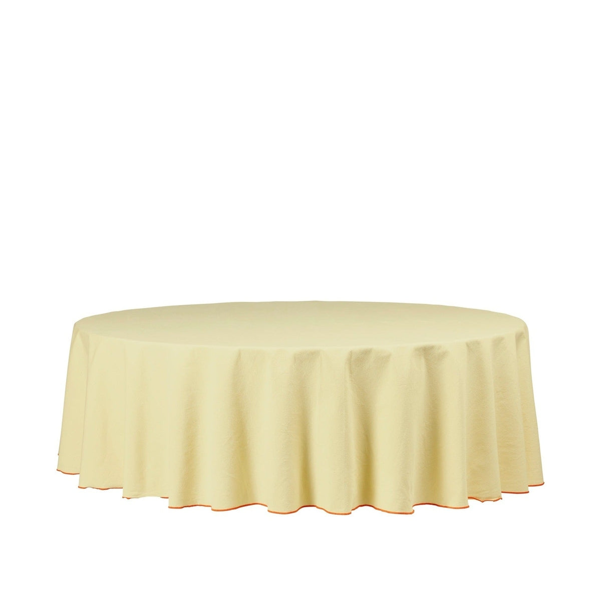 Product photograph of Broste Copenhagen Wilhelmina Tablecloth In Light Yellow from Olivia's