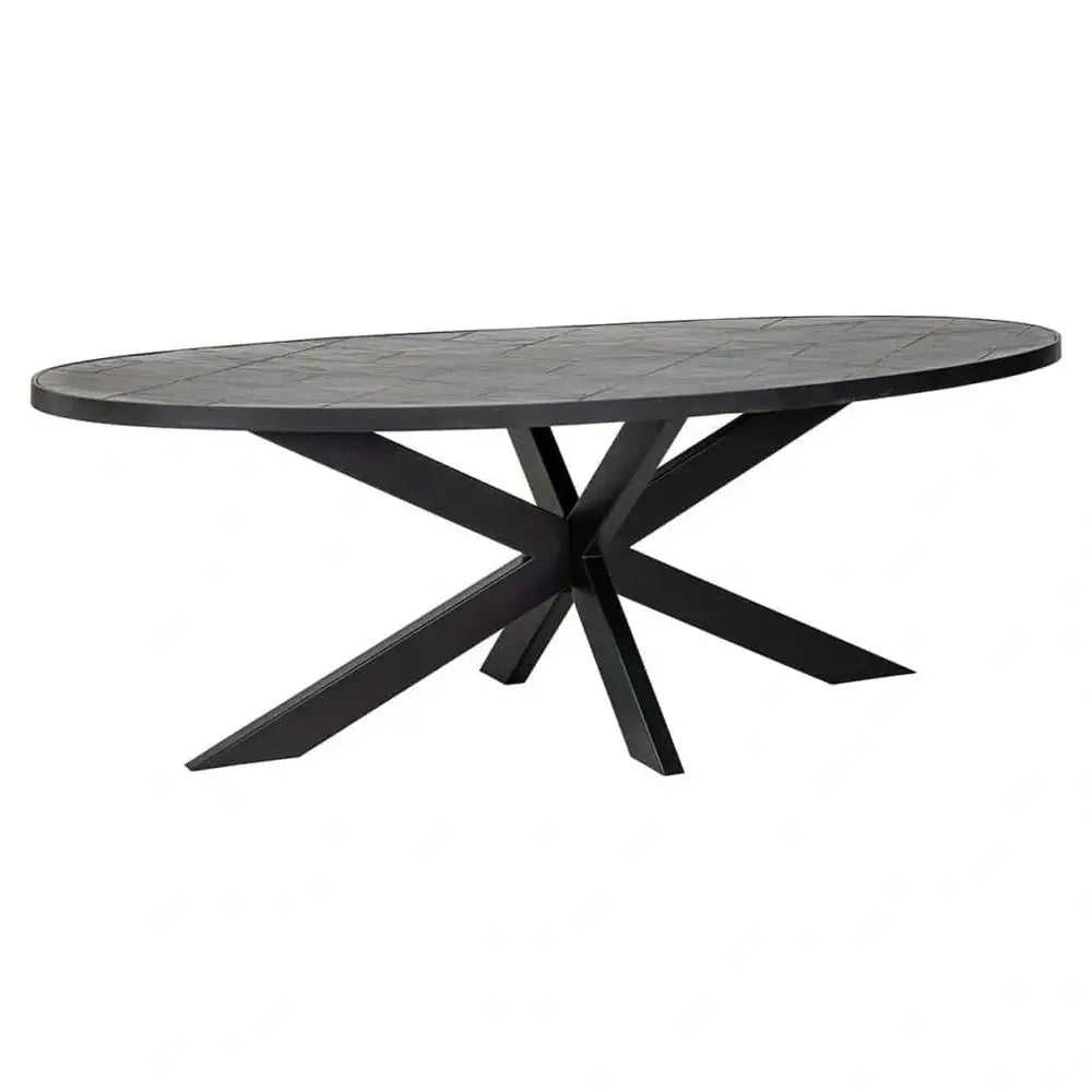 Product photograph of Richmond Interiors Scotch Oval Dining Table from Olivia's