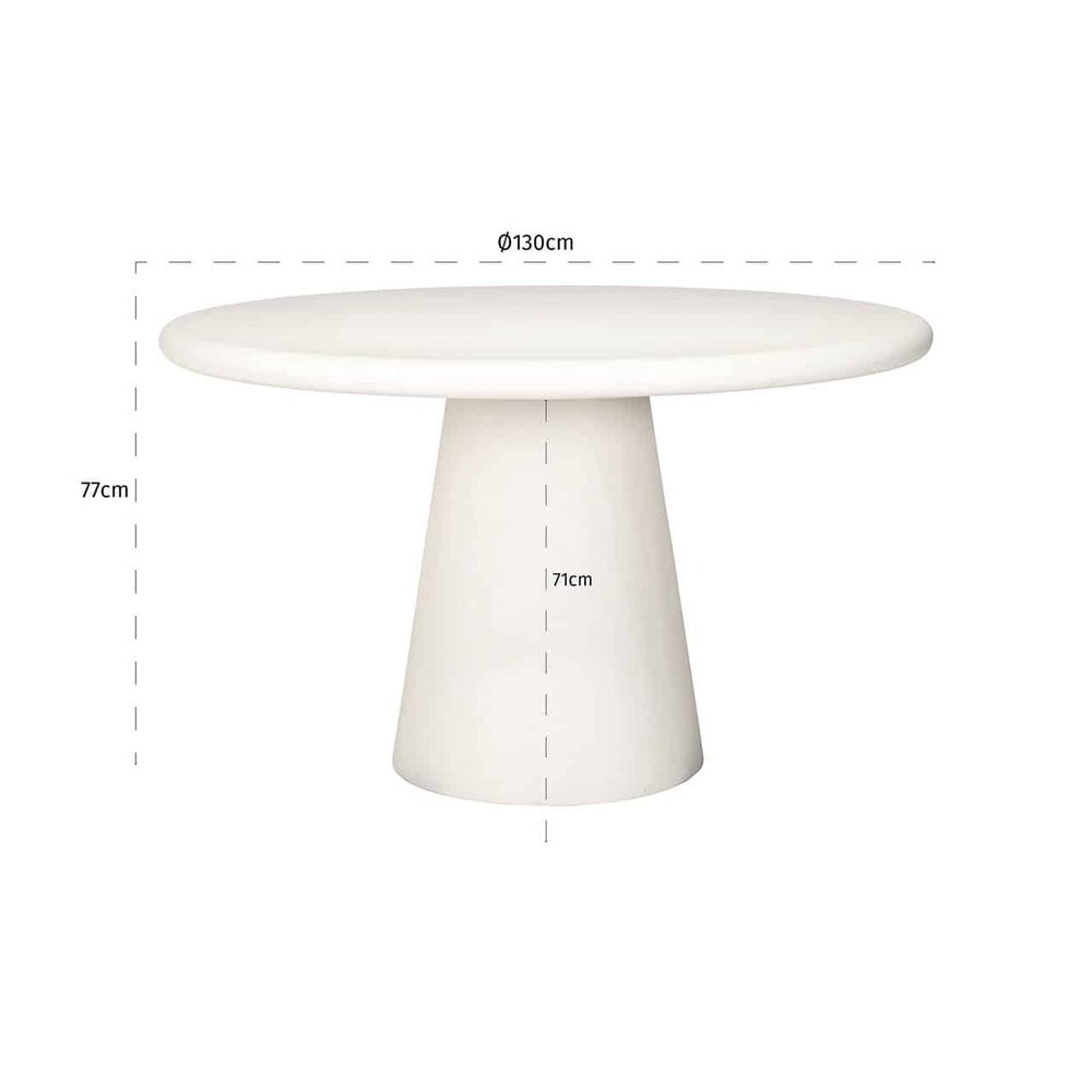 Product photograph of Richmond Interiors Bloomstone Dining Table Round from Olivia's.