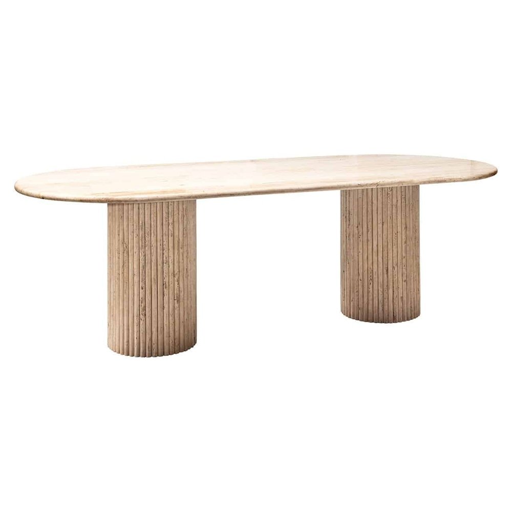 Product photograph of Richmond Interiors La Cantera Oval Dining Table - 240cm from Olivia's
