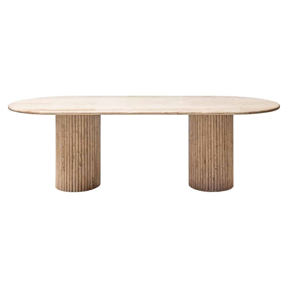 Product photograph of Richmond Interiors La Cantera Oval Dining Table - 240cm from Olivia's.