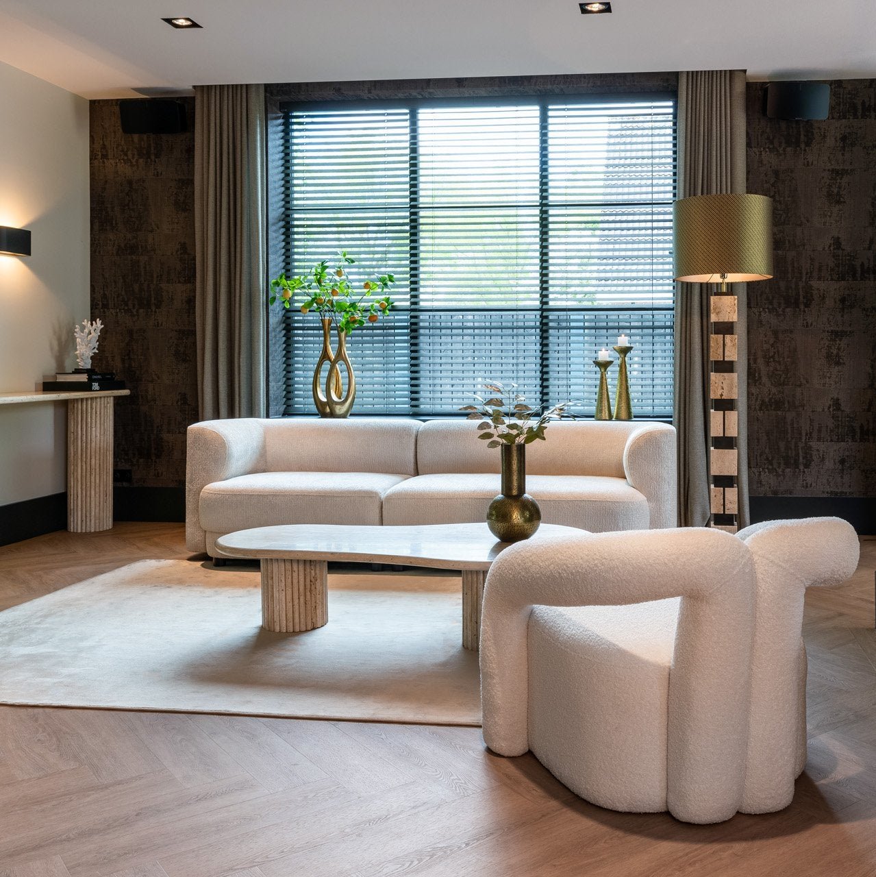 Product photograph of La Cantera Organic Coffee Table from Olivia's.