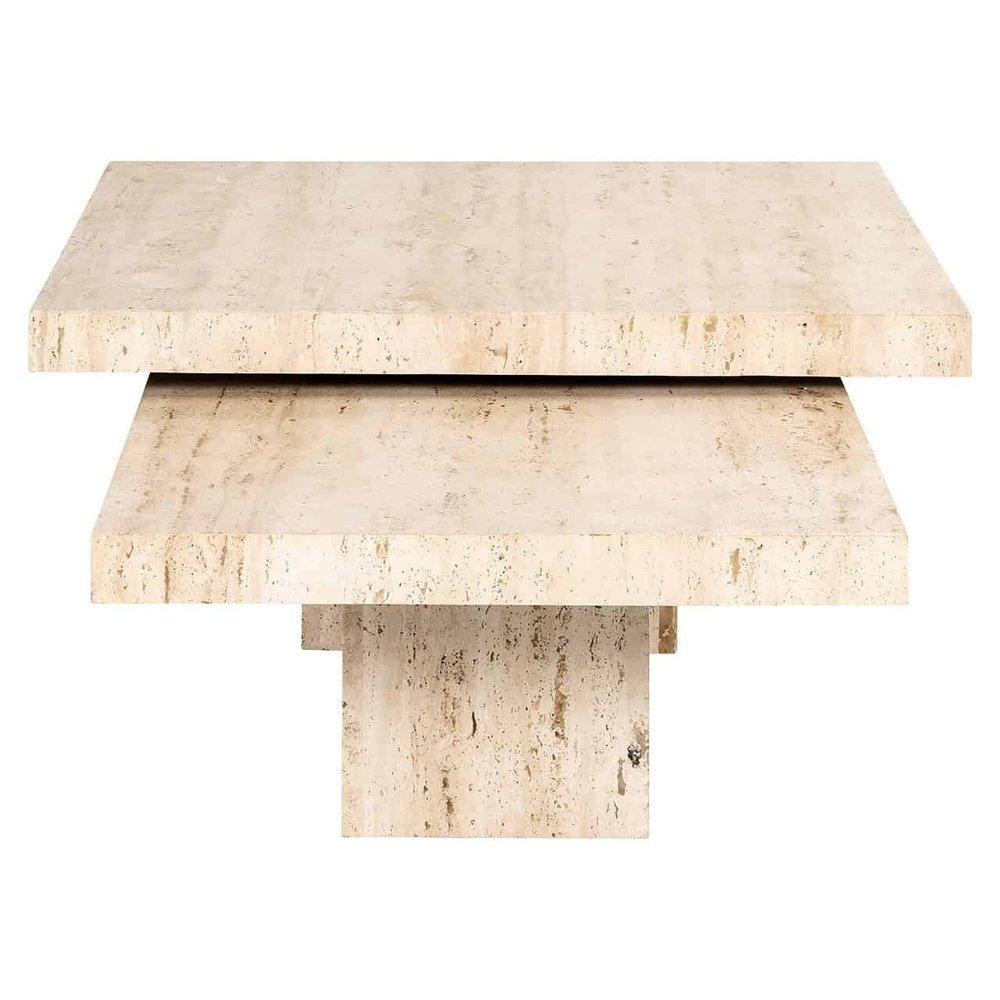 Product photograph of Richmond Interiors La Cantera Square Coffee Table Set Of 2 from Olivia's.