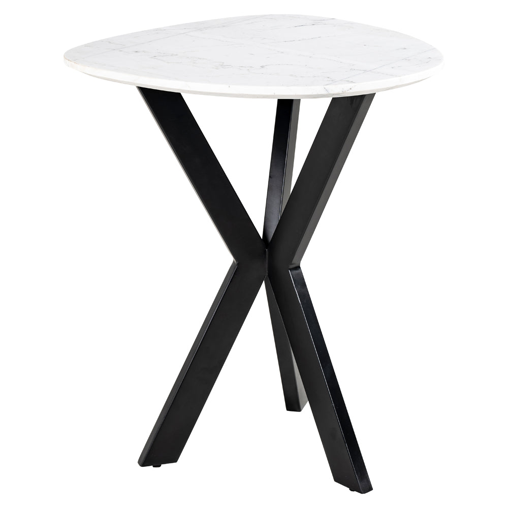 Product photograph of Richmond Interiors Trocadero Side Table - White from Olivia's