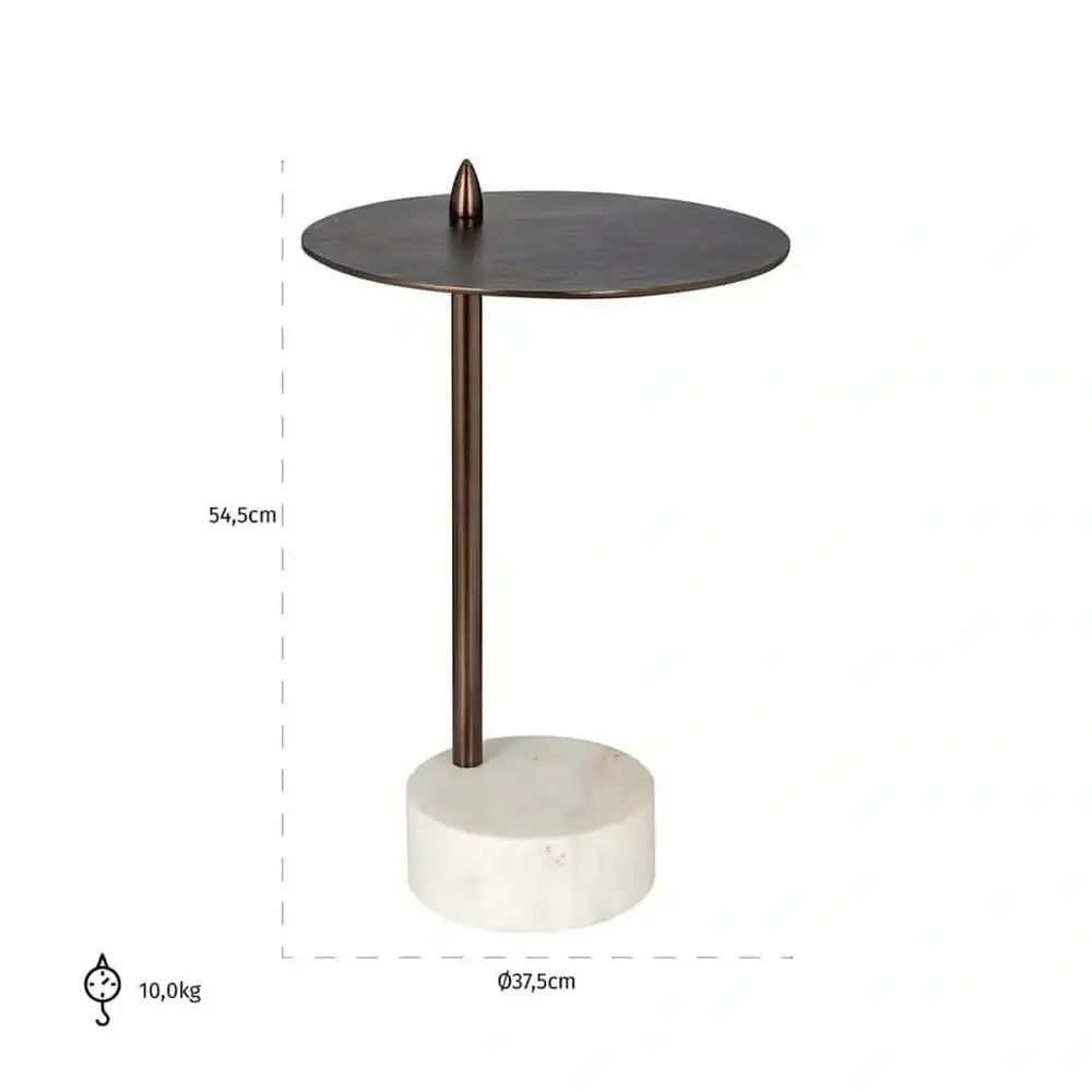 Product photograph of Richmond Interiors Barron Side Table from Olivia's.