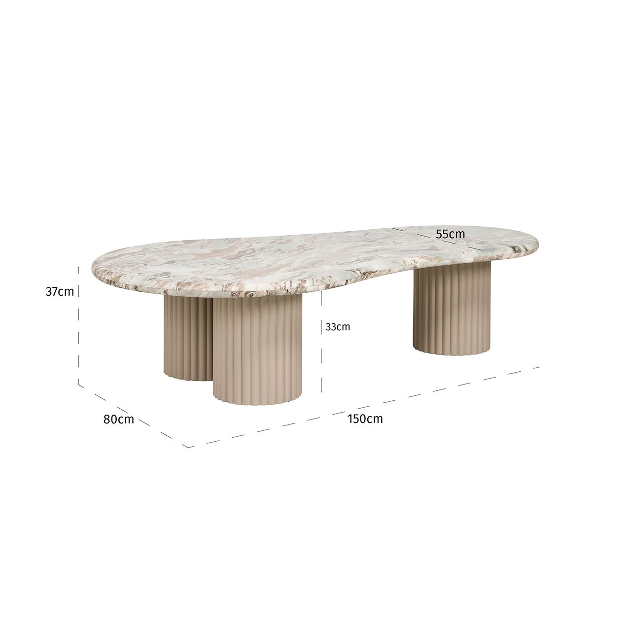 Product photograph of Coronel Coffee Table from Olivia's.