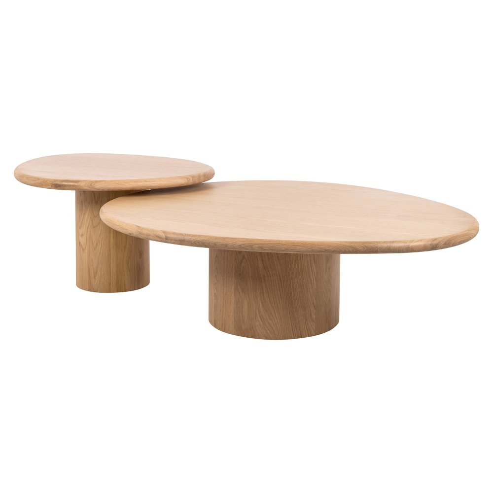 Product photograph of Richmond Interiors Oakley Set Of 2 Coffee Tables from Olivia's