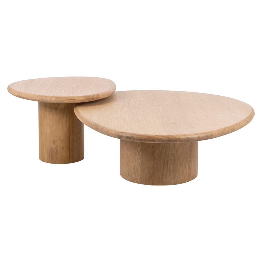 Product photograph of Richmond Interiors Oakley Set Of 2 Coffee Tables from Olivia's.