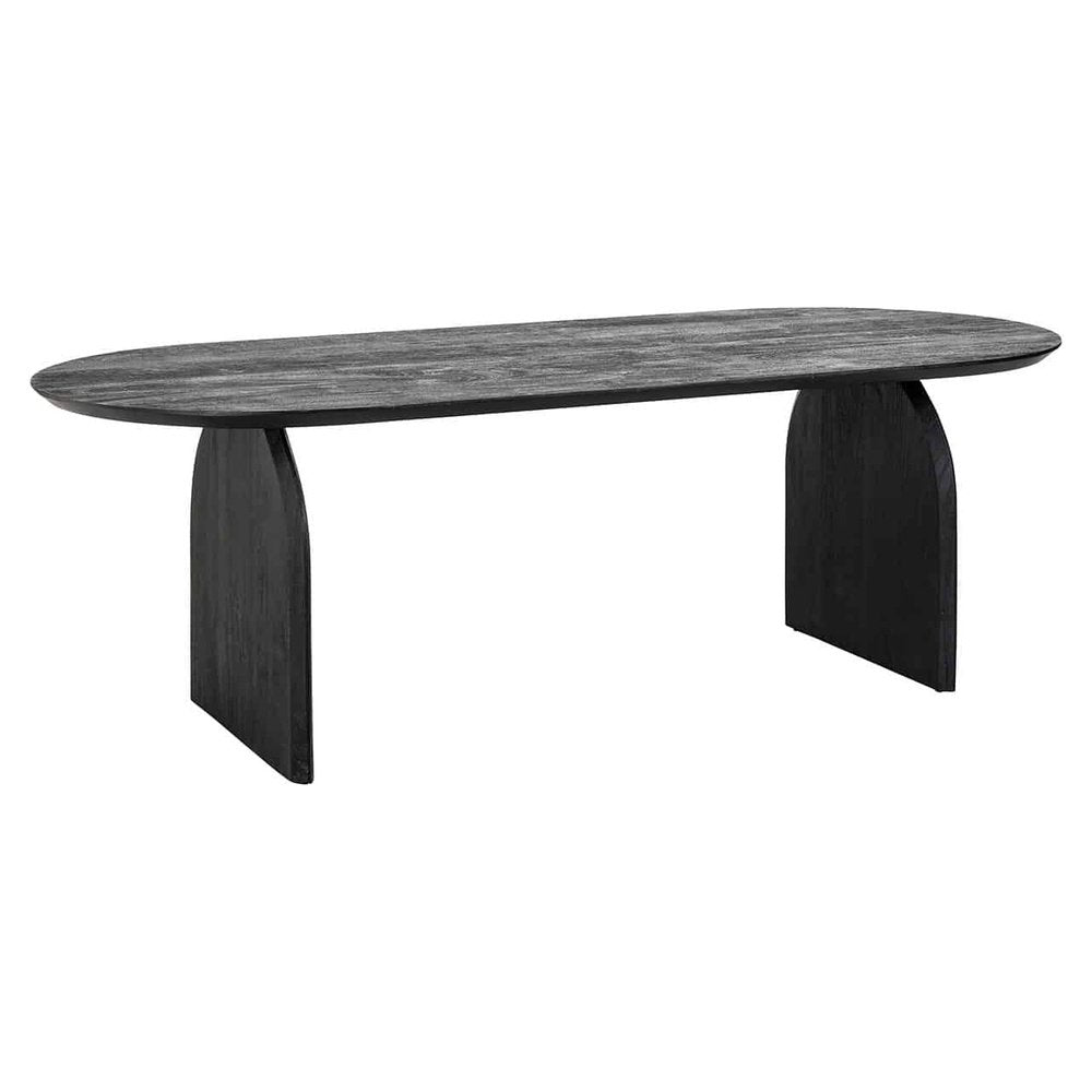 Product photograph of Richmond Interiors Hudson Dining Table In Black 235cm from Olivia's