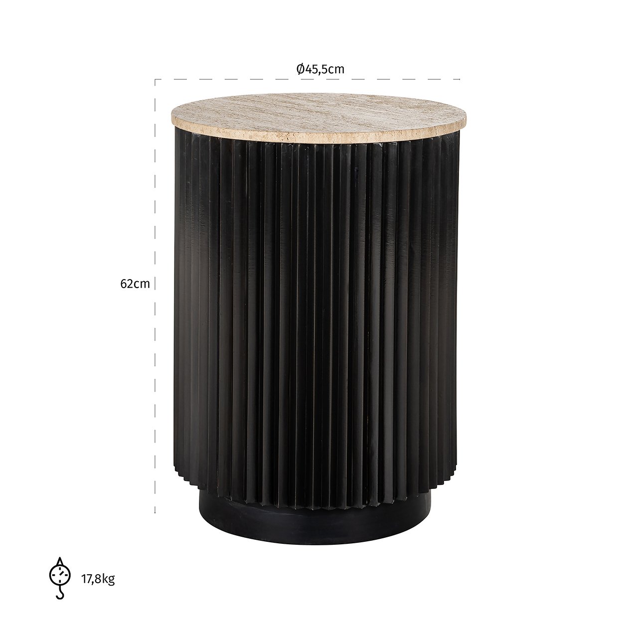 Product photograph of Hampton End Table from Olivia's.