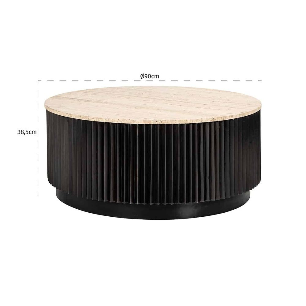 Product photograph of Richmond Interiors Hampton Coffee Table - Round from Olivia's.