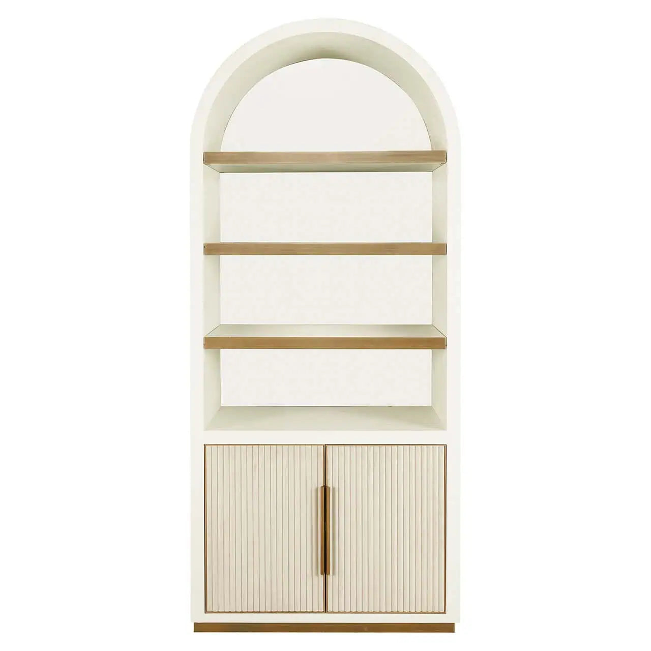 Tivoli 2 Door 3 Shelf Display Cabinet With Arched Top