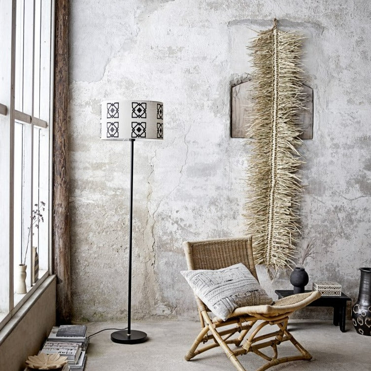 Product photograph of Bloomingville Selita Floor Lamp In Black from Olivia's.