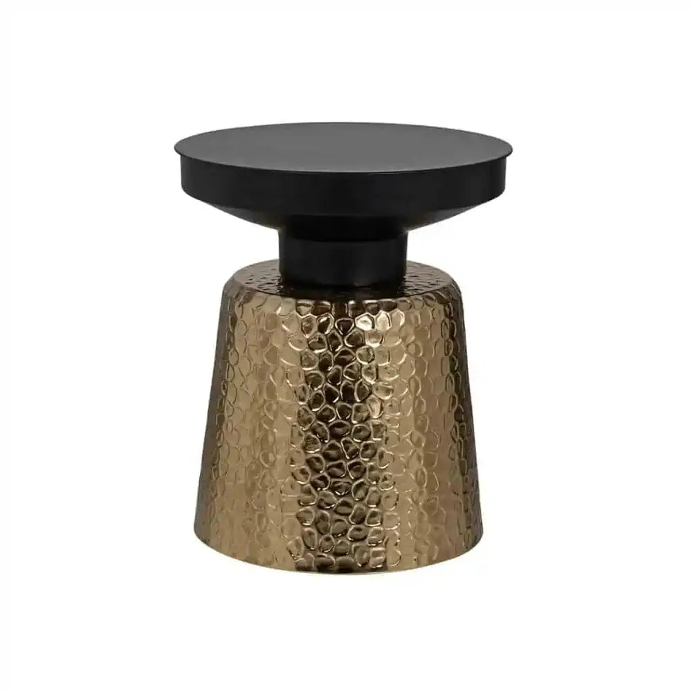 Product photograph of Richmond Interiors Freddie Side Table In Gold from Olivia's