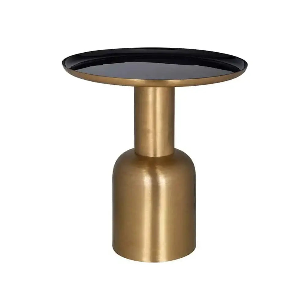Product photograph of Richmond Interiors Xara Side Table In Gold from Olivia's