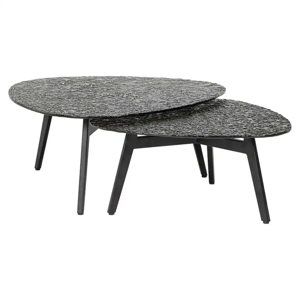 Product photograph of Richmond Interiors Riley Set Of 2 Coffee Tables from Olivia's