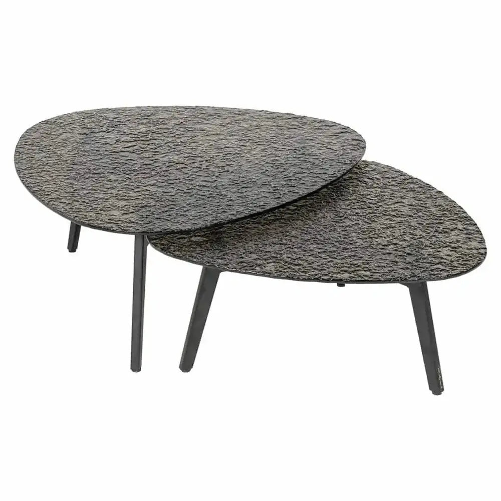 Product photograph of Richmond Interiors Riley Set Of 2 Coffee Tables from Olivia's.