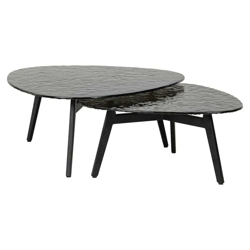 Product photograph of Richmond Interiors Riley Set Of 2 Coffee Tables from Olivia's.