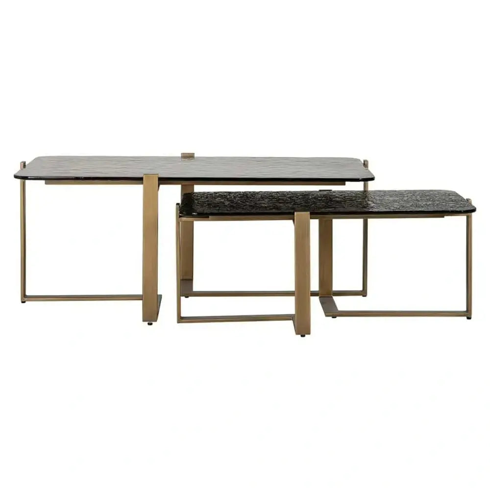 Product photograph of Richmond Interiors Sterling Set Of 2 Coffee Tables from Olivia's.