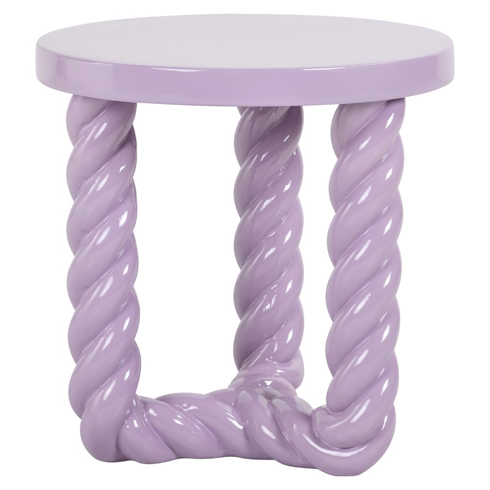 Product photograph of Richmond Interiors Rosly Side Table - Purple from Olivia's