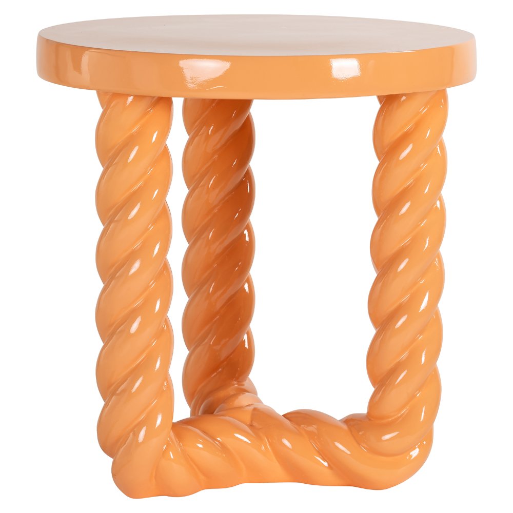 Product photograph of Richmond Interiors Rosly Side Table - Orange from Olivia's