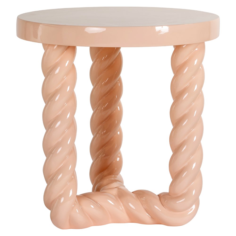 Product photograph of Richmond Interiors Rosly Side Table - Pink from Olivia's