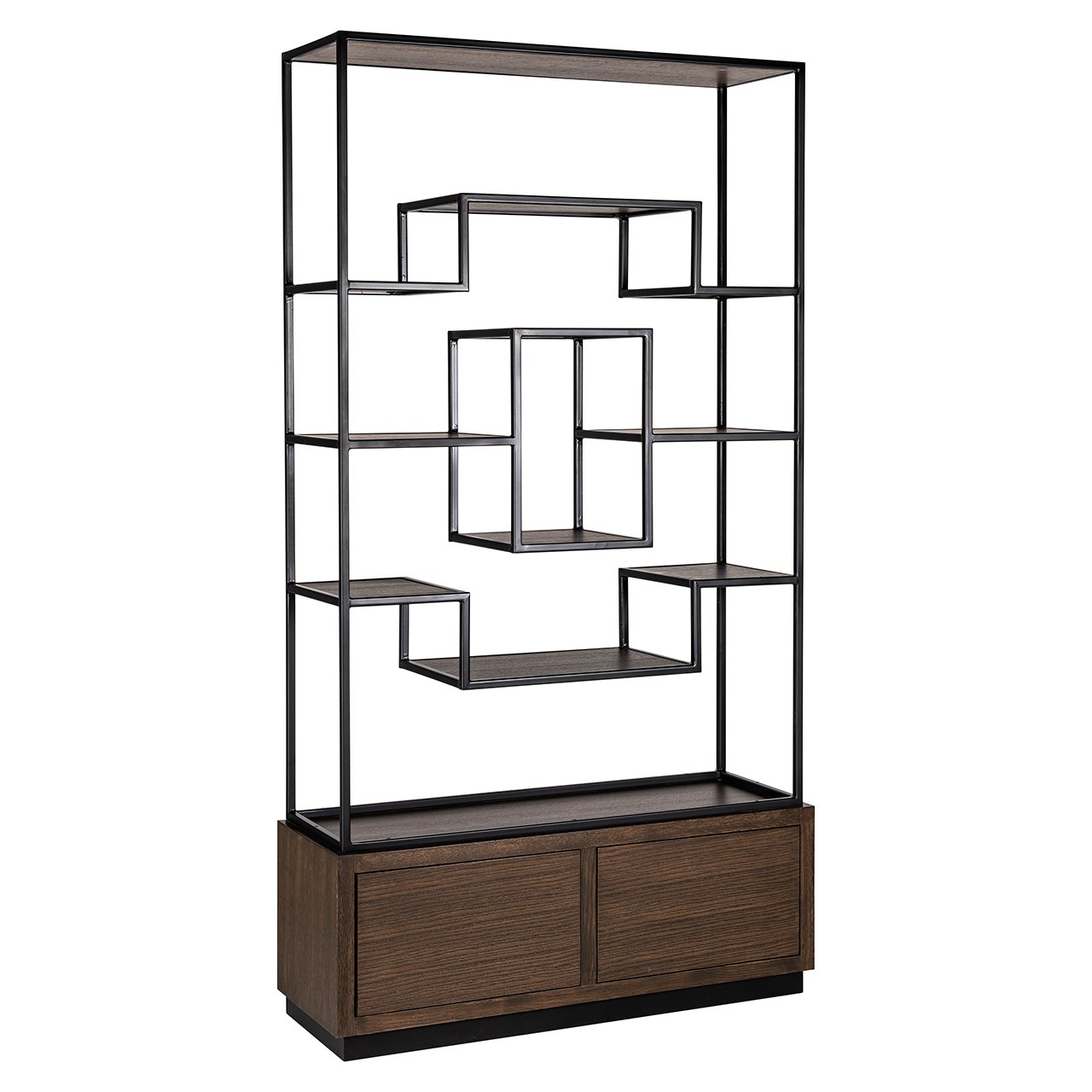 Product photograph of Bonvoy 2 Drawer Display Unit - Brown from Olivia's.