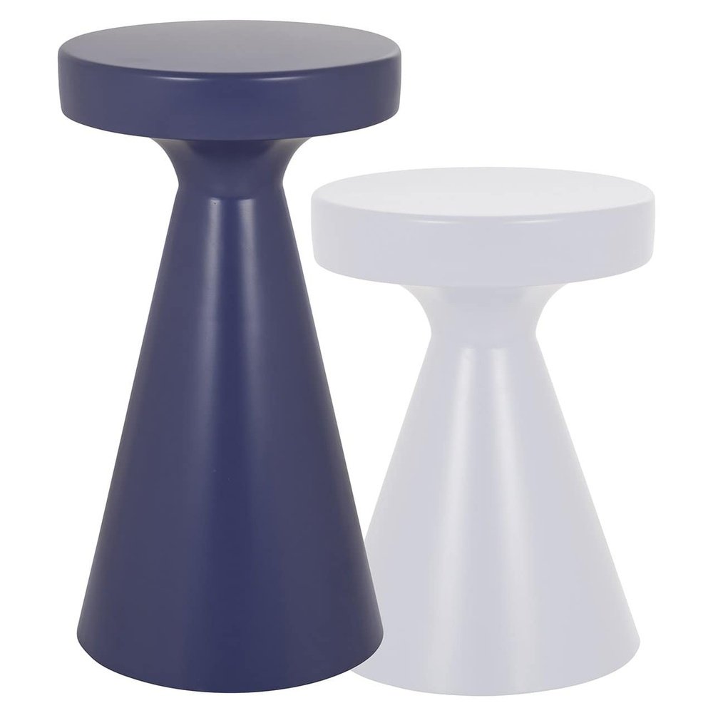 Product photograph of Richmond Interiors Kimble Side Table In Purple Small from Olivia's